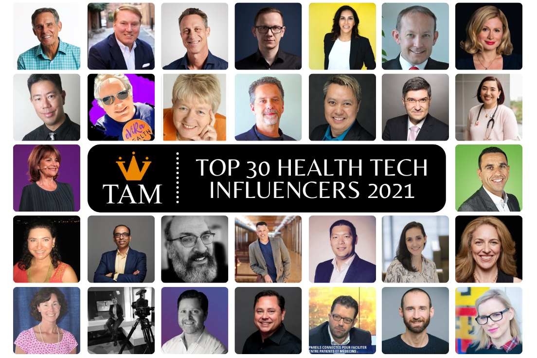 Top Health Tech Influencers 2021 - Twitter LinkedIn